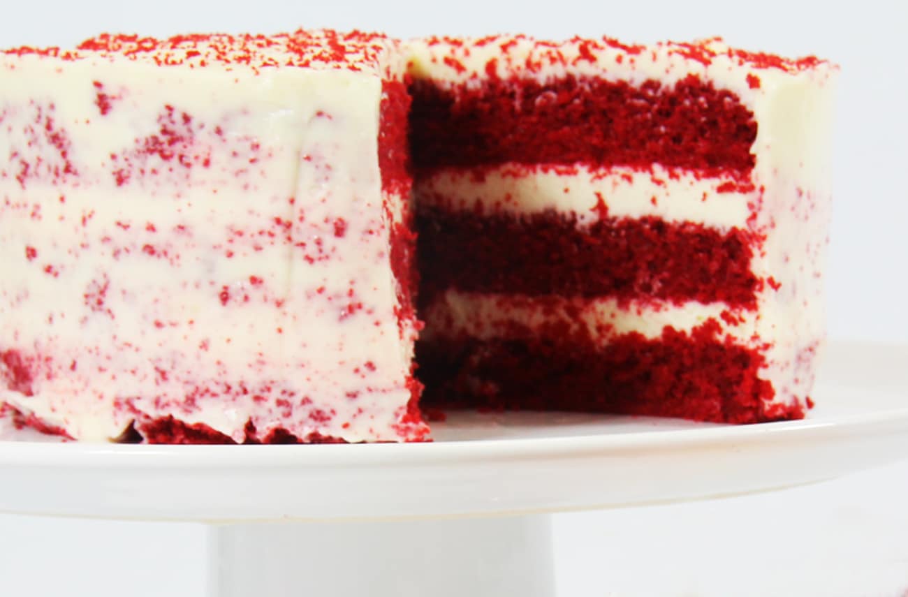 Receita do melhor Bolo Red Velvet de sempre 