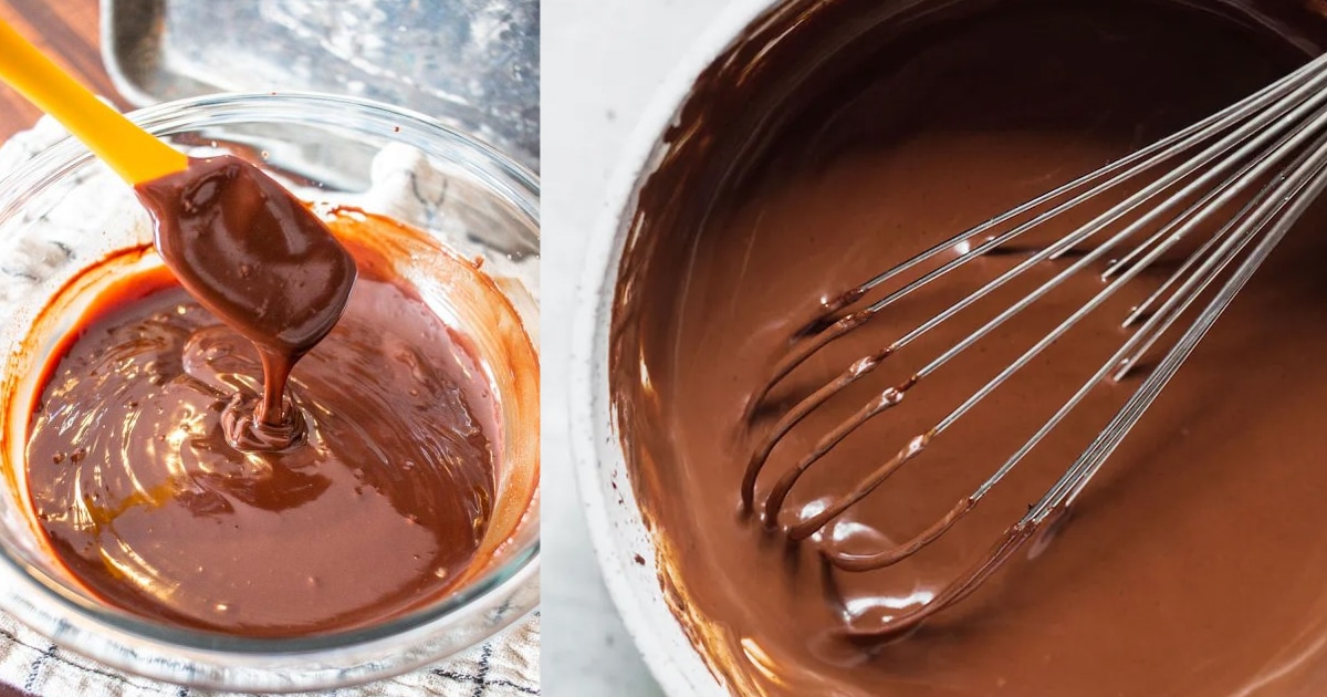 receita de ganache de chocolate