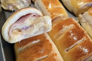 Joelho de presunto e mussarela – Receita