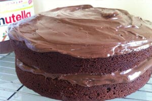 Recheio de Nutella para bolo
