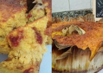 Bolo de Milho com coco e goiabada