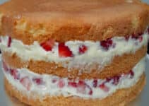 Recheio Creme Belga com Morango